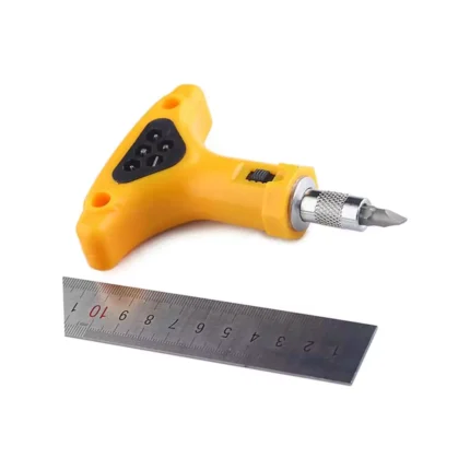 OSALADI T Shape Screwdriver Ratchet Screwdriver Ratcheting Screwdriver Multi-bit Screwdriver Handle To Rotate Hand Holding